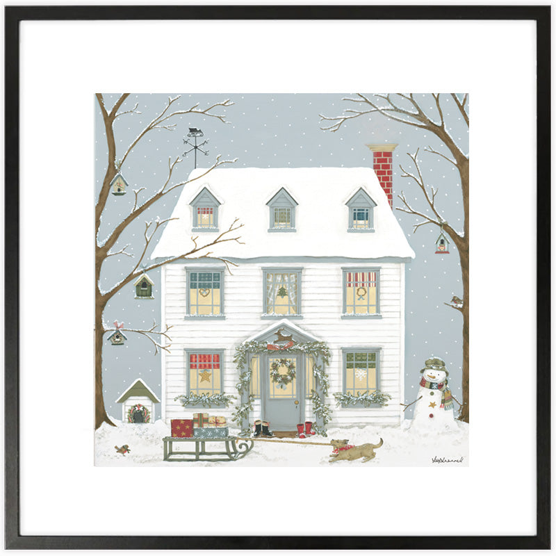 Christmas House Giclee Print