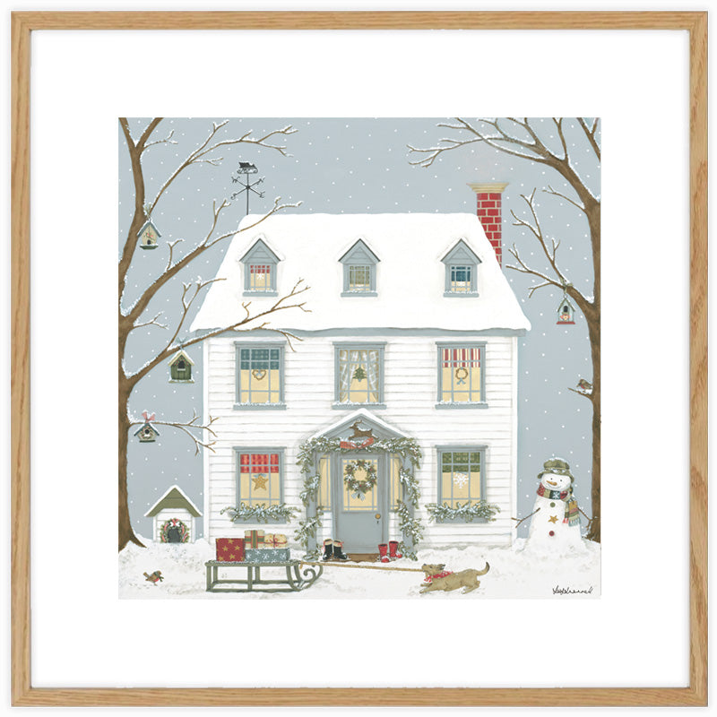 Christmas House Giclee Print