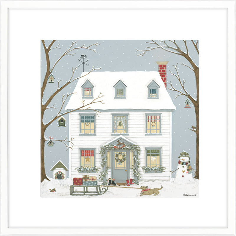 Christmas House Giclee Print