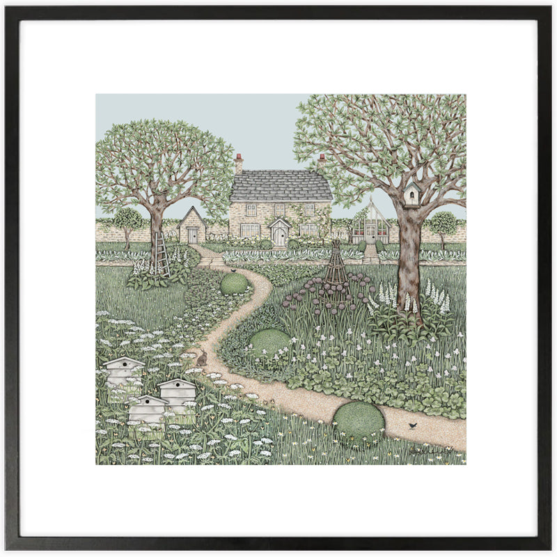 Cottage Garden Giclee Print