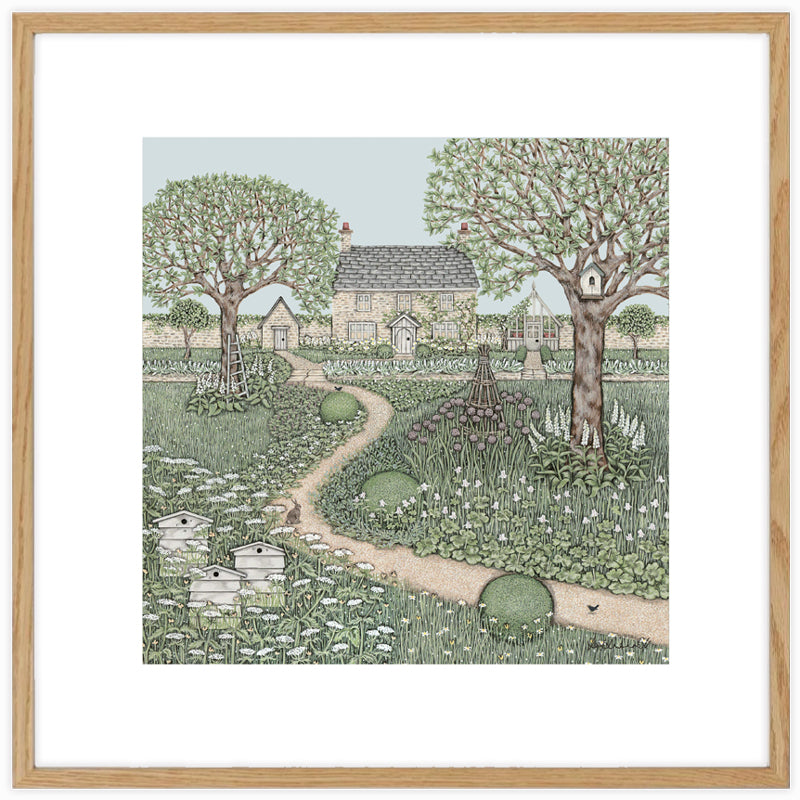 Cottage Garden Giclee Print