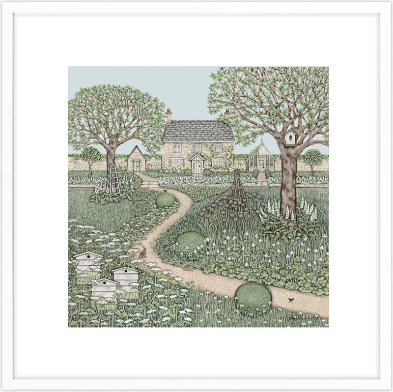 Cottage Garden Giclee Print