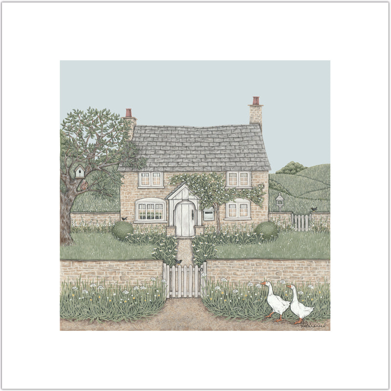 Country Cottage Giclee Print