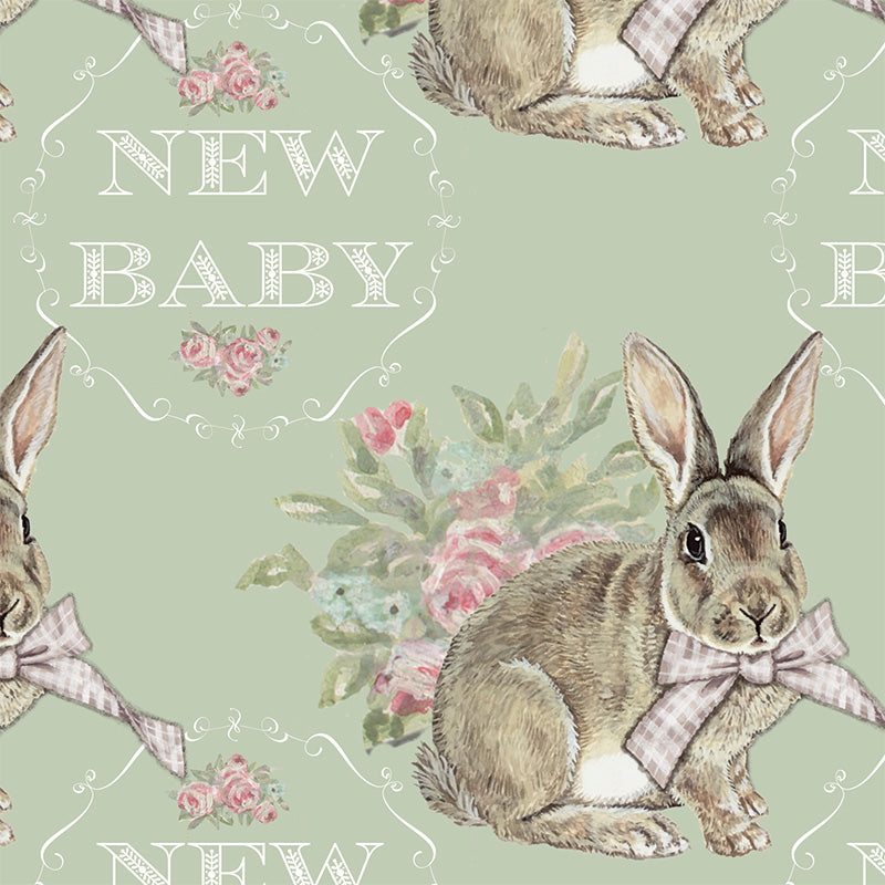 New Baby (Bunny) Gift Wrap