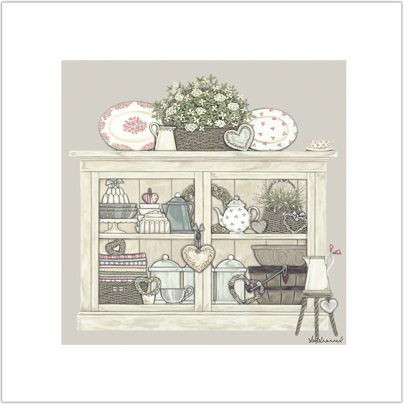 Vintage Cupboard Giclee Print