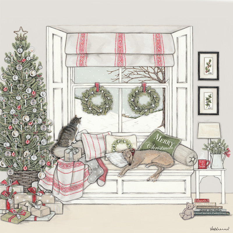 Waiting for Father Christmas Giclee Print