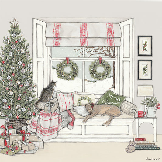 Waiting for Father Christmas Giclee Print