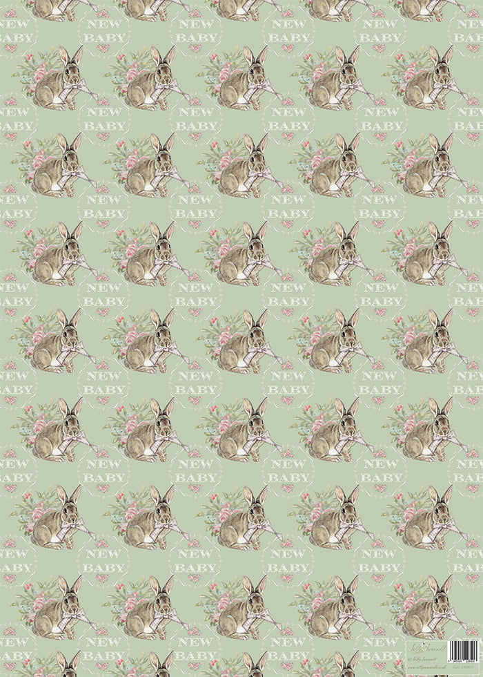New Baby (Bunny) Gift Wrap