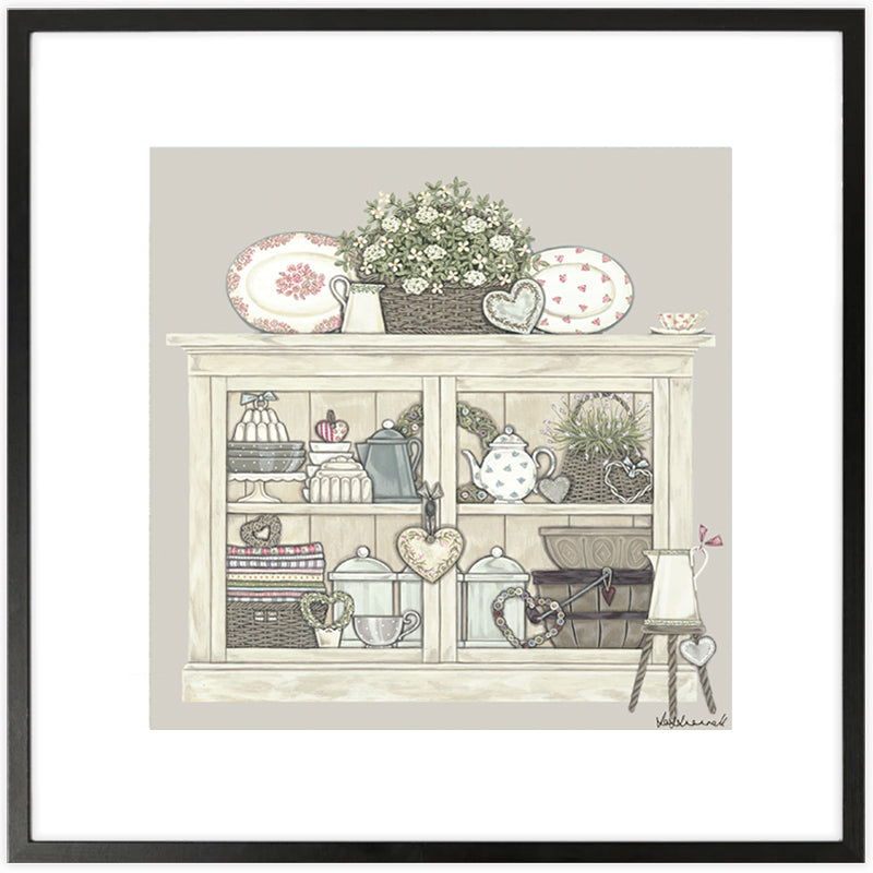Vintage Cupboard Giclee Print